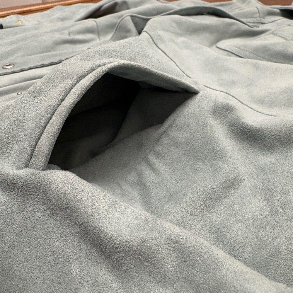 Chico's Light Blue Button-Down Jacket - image 8